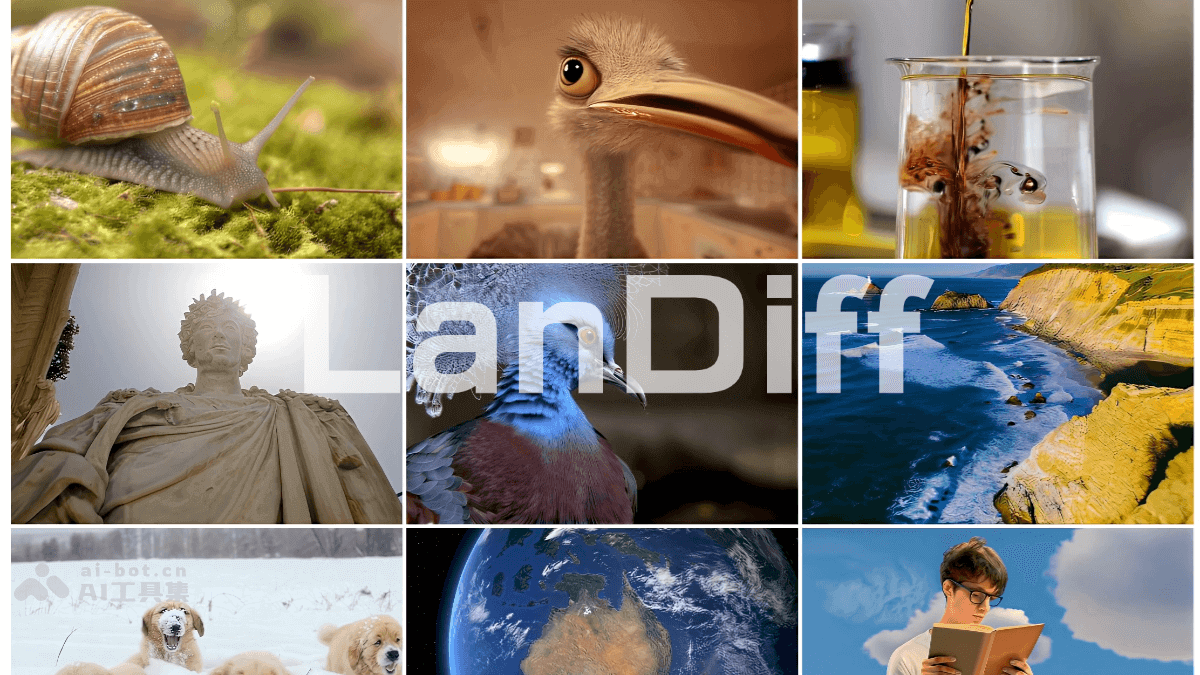 LanDiff— 高质量文本到视频生成的混合框架
