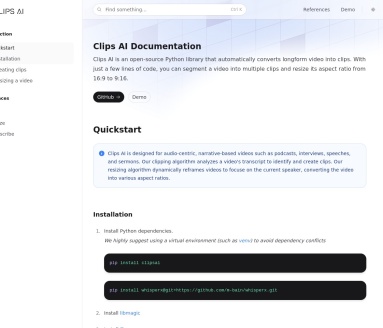 Clips AI：开源Python库，助力长视频转短视频