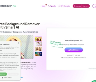 BG Remover：免费AI照片物体去除器，提升照片品质