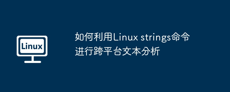 Linuxstrings命令跨平台文本分析攻略