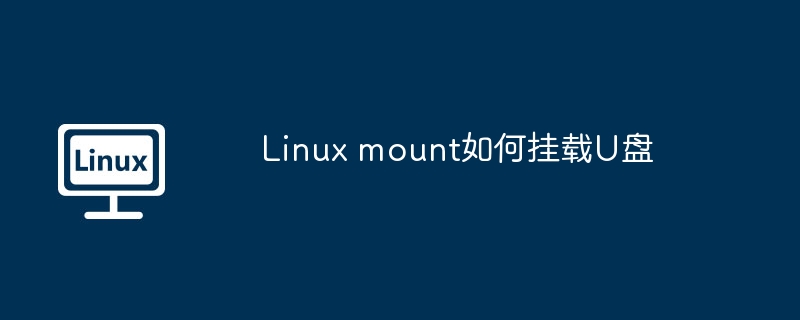Linux挂载U盘详细教程及命令大全