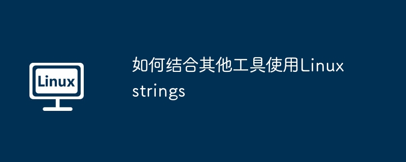 如何结合其他工具使用Linux strings