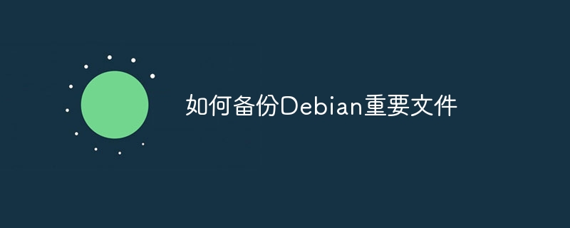 Debian重要文件备份攻略详解