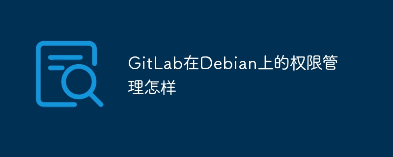 GitLab在Debian上的权限设置与管理攻略