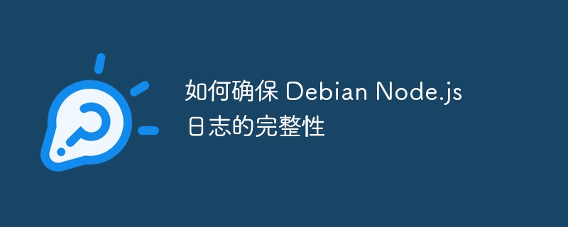 DebianNode.js日志完整性保护指南