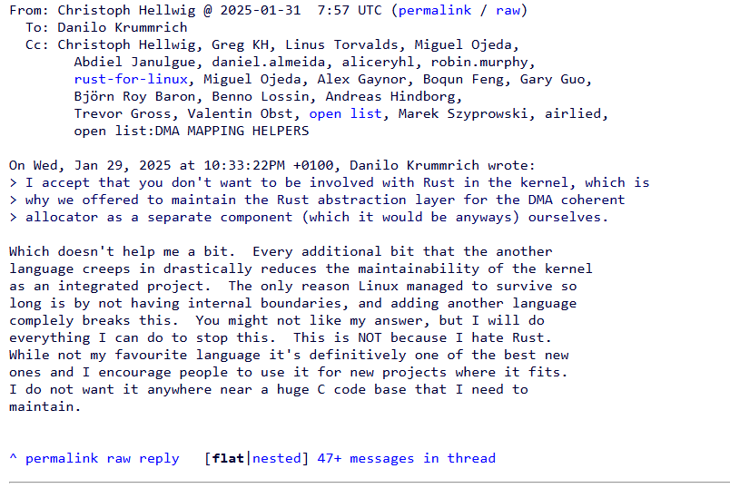 FOSDEM2025:Rust在Linux崛起,突破反对声浪
