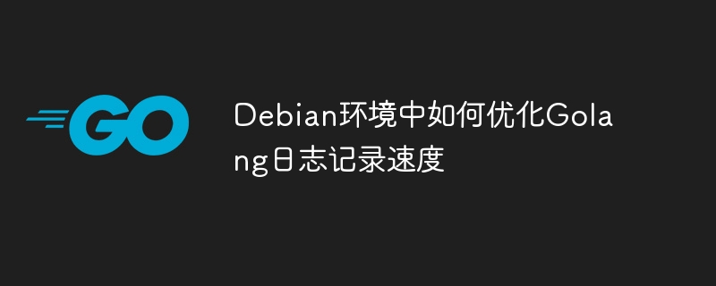 Debian优化Golang日志记录速度攻略