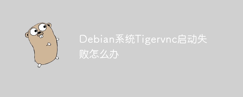 Debian系统Tigervnc启动失败的终极解决方案