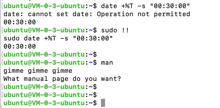 Gimme! Gimme! Gimme! (A Man After Midnight) --Linux中的一个彩蛋