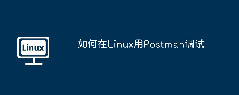 Linux下Postman调试API的实用技巧