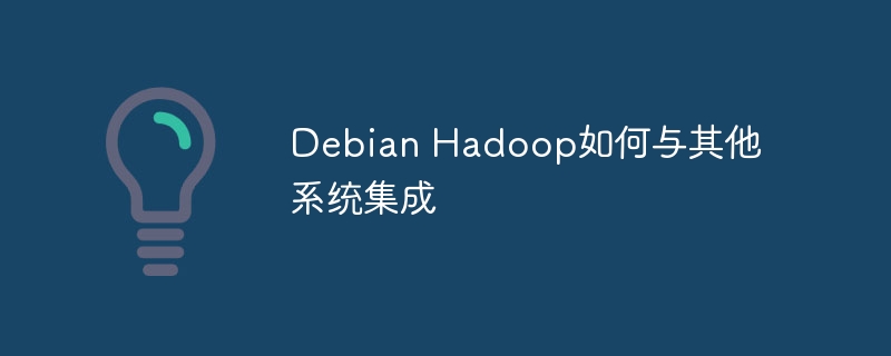 DebianHadoop与其他系统集成实用指南