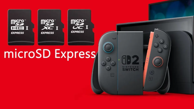 switch2公布使用的存储卡类型，选错只能看照片和视频