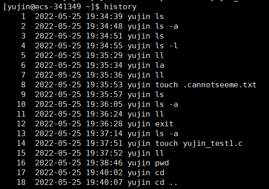Linux_历史命令