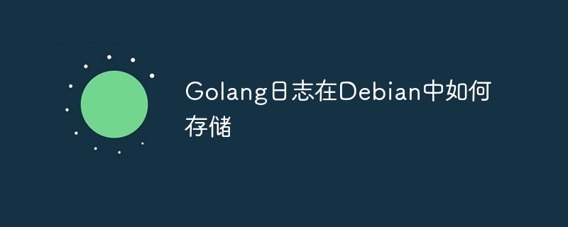 Debian中Golang日志的存储与管理