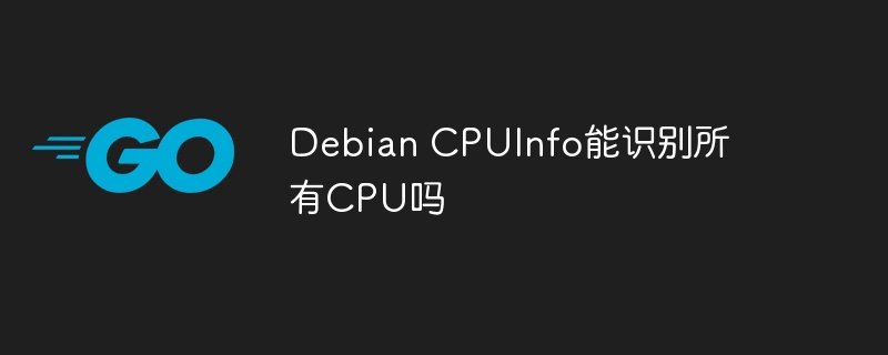 Debian CPUInfo能识别所有CPU吗