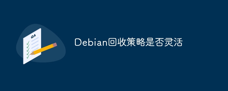 Debian回收策略是否足够灵活