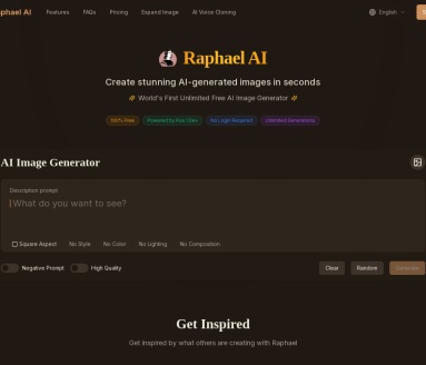 Raphael AI：Flux.1 Dev支持的免费AI图像生成器