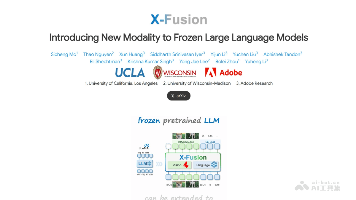 加州大学与Adobe推出多模态融合新框架X-Fusion