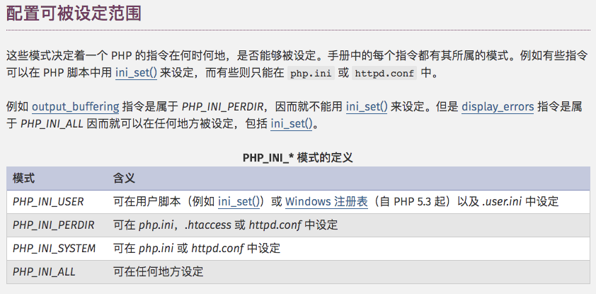 了解 php.ini