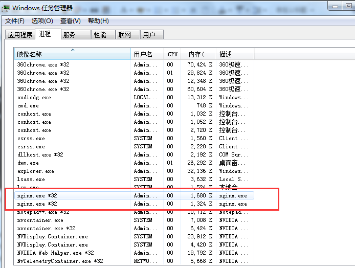 Windows下Nginx安装配置详解
