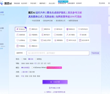 SEO标题魔匠AI：高质量学术写作平台，毕业论文生成与优化专家
