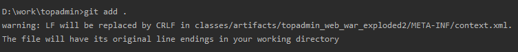 Git问题：解决gitadd.时LF被CRLF替换的警告