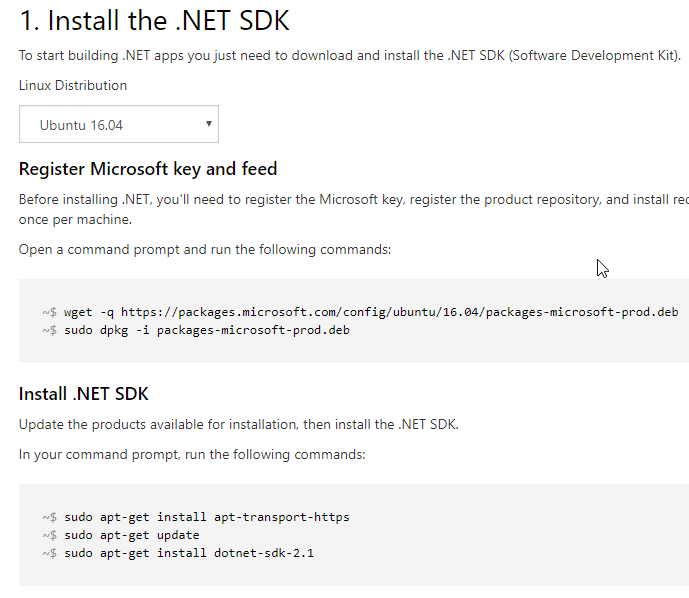 发布 ASP.NET Core 2.x 应用到 Ubuntu