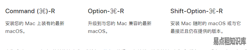 如何通过macOS恢复功能重新安装macOS