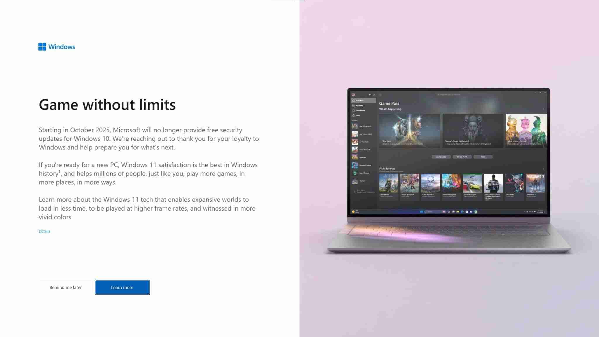 微软加大宣传攻势，推送更多 Win10 用户升级到 Windows 11 系统