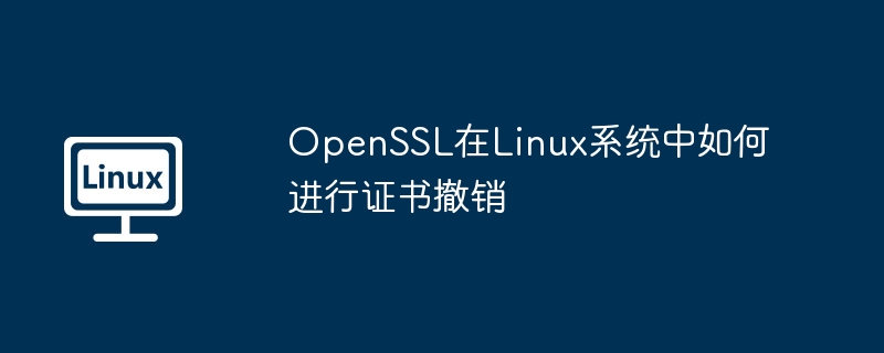 OpenSSL在Linux系统中证书撤销攻略