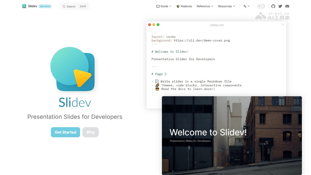 Slidev:开源AIPPT神器,Markdown秒变幻灯片