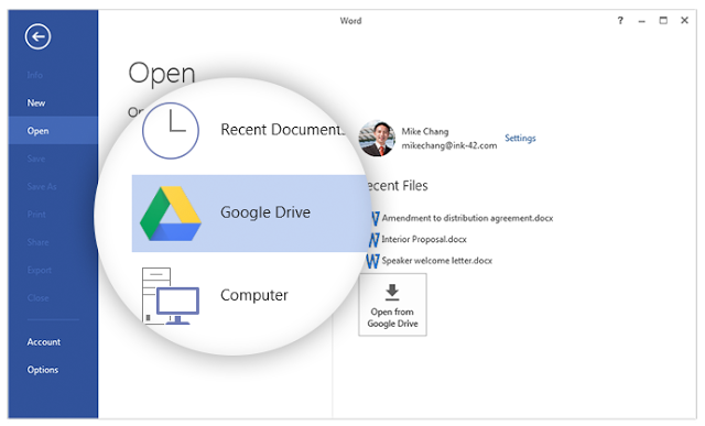 GoogleDrive弃用微软Office插件