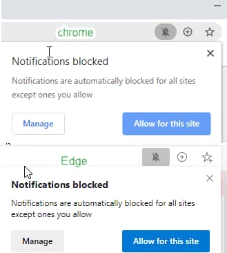 Win10EdgeCanary和Chrome新功能:静音网站通知