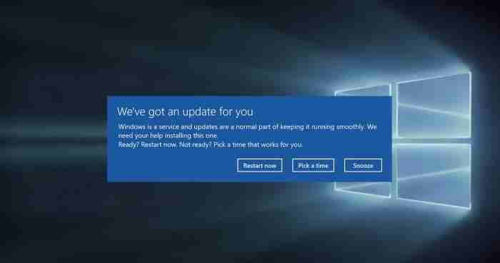 微软终于修复Win10随机重启问题
