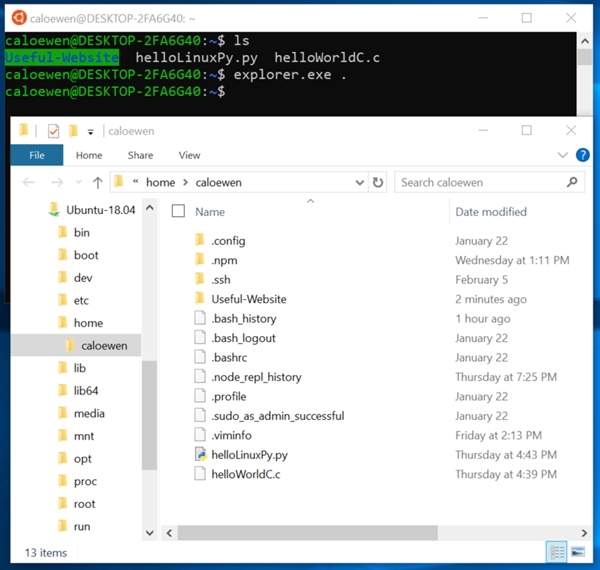 Windows10新版升级：直连Linux文件的资源管理器
