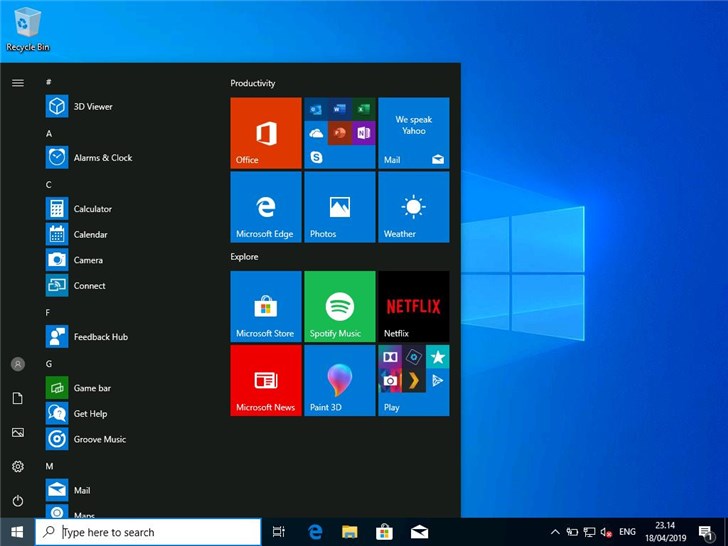 Win101903专业版开始菜单无预装游戏