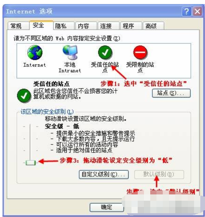 XP系统设置可信任站点超简单,小白也能秒懂!