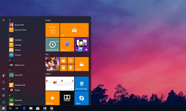 Win10KB4467682更新上手体验:开始菜单居然变成这样了!