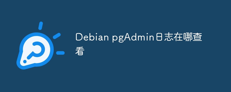 pgAdmin日志文件位置快速查找指南
