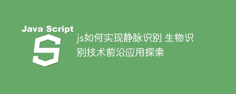 js如何实现静脉识别 生物识别技术前沿应用探索