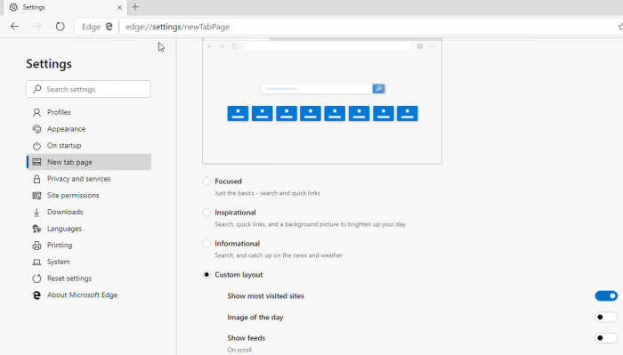 Win10EdgeCanary：手把手教你定制专属新标签页