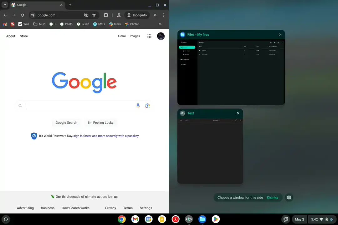 ChromeOSM124更新来了！分屏+Wi-Fi流量优先级优化
