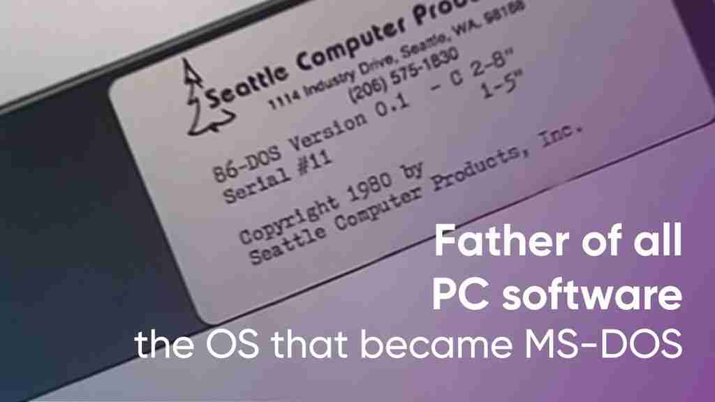 微软 Windows 的祖先 86-DOS 现身网络：距今已 43 年