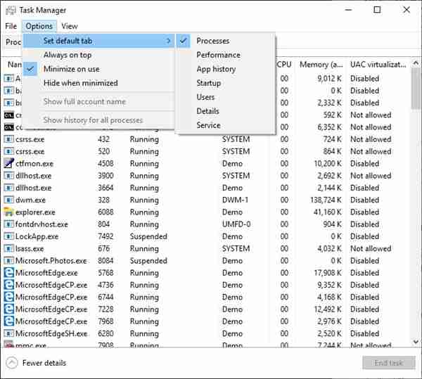 Win10更加人性化！任务管理器标签、操作中心快捷方式都可自定义