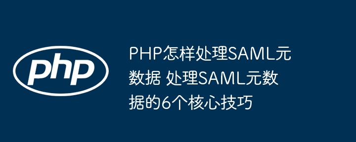 PHP处理SAML元数据？大佬必看的六大核心技巧