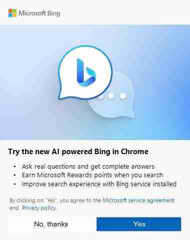 Windows 11下原生暗黑Bing AI正式支持Chrome和Safari