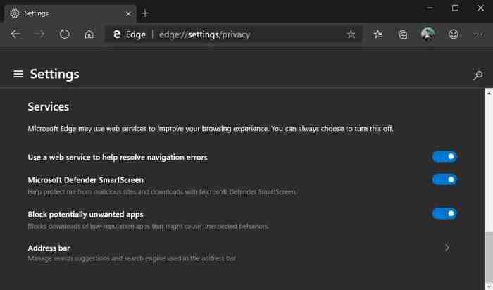 Win10 Edge Canary版引入全新防护特性——PUA防护