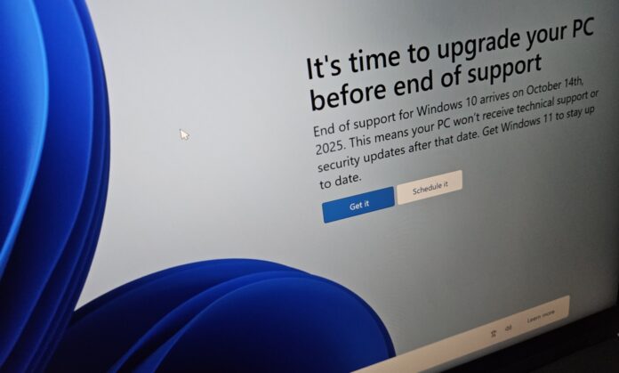 Win10升级Win11全屏提醒设置