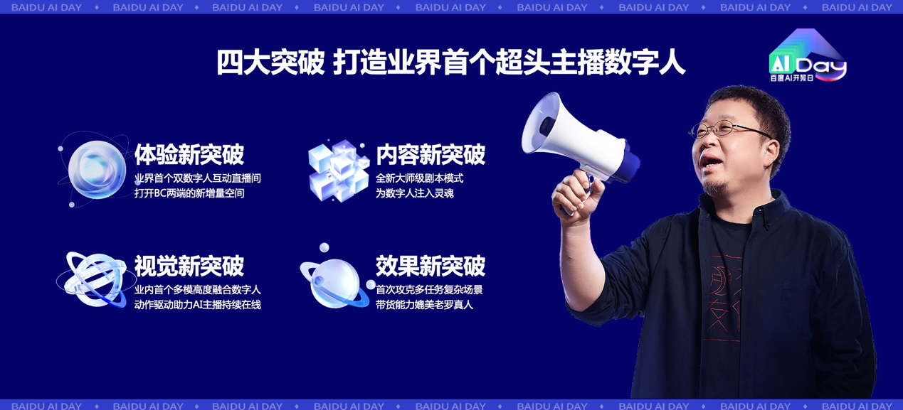 罗永浩任体验官，百度慧播星投1亿造数字人主播