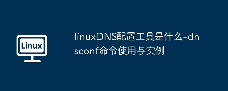 LinuxDNS配置工具：dnsconf命令使用详解